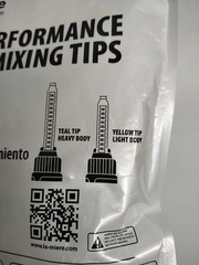 La Miere High Performance Dental Mixing Tips Short 4.5mm T-Style Yellow 50ct