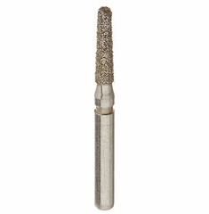 CROSSTECH Dental Diamond Short-Shank ROUNDENDTAPER-855/014S,MB5MSS-Medium, 5Burs
