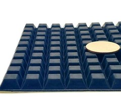 Guitar Pedal Feet 1/4″ Thick x 1/2″ Wide Solid Rubber Stick On Bumpers 20 Pack