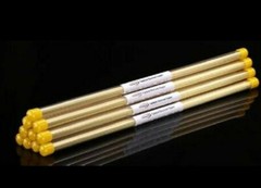 100Pcs Ø0.70-Ø1.40 X400 mm CNC EDM Drilling Electrodes Single Channel Brass Tube