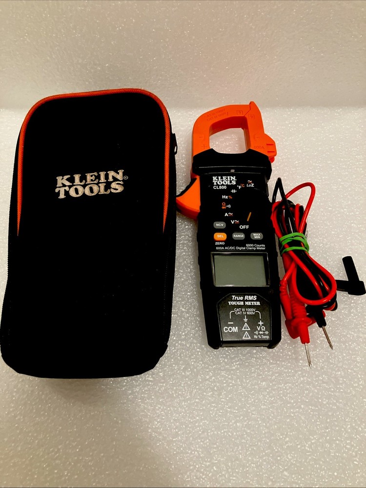 Klein Tools CL800 AC/DC True RMS Auto-Ranging Digital Clamp Meter