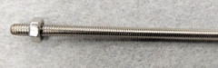 M4 x 0.7mm Metric Fully Threaded Rod 390mm Long (Qty of 1)