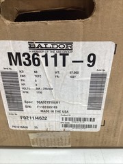 Baldor Reliance Industrial Motor M3611T-9 3HP 208-230/460V FR 182T NIB