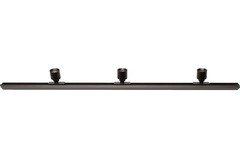 Showcase 5 LED Mini Spotlight with track + UL Power Supply for tradeshow display