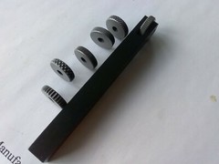 Knurling Tool 7pc Kit 3/8×4″ Shank 6 HSS knurls included IN-GHT-7445 –new