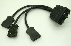 Union Connector 3-Way Split Size Adapter Male Plug to Female FC255G