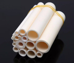 99% Alumina Ceramic Tube Single Hole Insulation Resistance High Temperature100mm