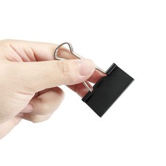 Large Binder Clips 1.6-Inch (24 Pack), Big Paper Clamps Clips for Office Supplie
