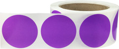 Circle Dot Stickers | 2″ Inches Round – 500 Pack | Pick One Color