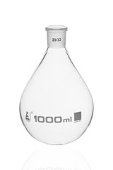 Evaporating Flask with Joint, 1000ml,Socket Size 29/32, Borosilicate-Eisco Labs