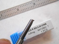 NEW ISCAR GERMANY SOLID CARBIDE BORING BAR 5MM MIN. BORE X 19MM MAX BORE DEPTH
