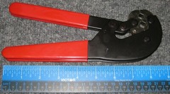 Heavy Duty Coaxial Cable Crimp Tool for RG6 – RG59 – RG62 – Crimper F RG-6 Quad