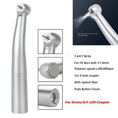 1-10 COXO Dental Fiber Optic LED Turbine Handpiece fit Sirona LED 6H Coupler