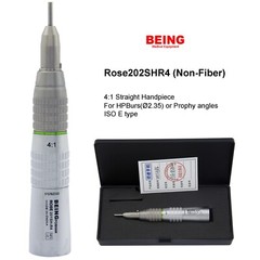 Dental Hygiene Prophy Handpiece Straight Nosecone 1:1 4:1 Low Speed Air Motor 4H