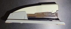 Vintage Swingline 444 Dark/Light Grey Stapler Metal Made in USA Mid Centrury