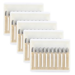 AZDENT 10 Pcs Dental Carbide Trimming & Finishing Burs FG For High Speed Handpie