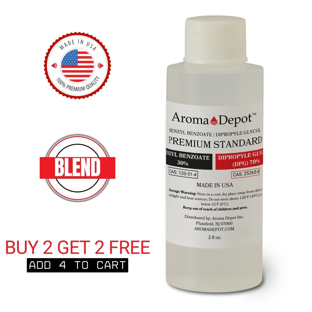 2 oz. – 70/30 DPG & Benzyl Benzoate Blend Dipropylene Glycol Aromatic Compound
