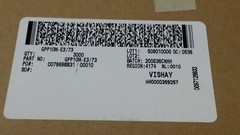 (100 PCS) GPP10M-E3/73 VISHAY Diode Standard 1000V 1A Thru Hole DO-204AL (DO-41)