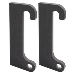 1 Pair Blank Quick Attach Loader Mounts For Cat IT28 Loader mounts Steel