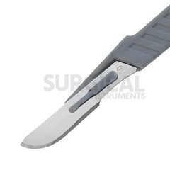 10 Pcs Disposable Scalpel #10, Sterile, Plastic Handle ( High Quality )