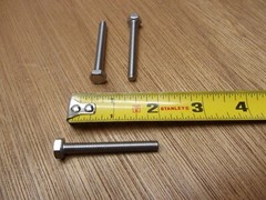 (Qty.25) M6-1.0 X 50MM Hex Head Cap Screw Bolt Grade A2-70 Stainless SS