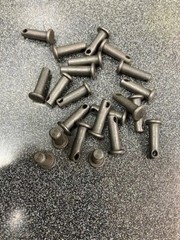 25 pcs Clevis Pin 3/16″ x 5/8″ Low Carbon Steel Plain Finish 5/16″ Head Diameter