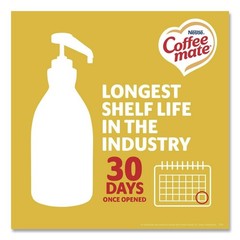 Coffee-mate 12039865 1500 mL Pump Bottle Hazelnut Liquid Coffee Creamer New