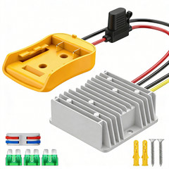 20V to 12V Step Down Converter Adapter for Dewalt 20V Buck Converter Regulator