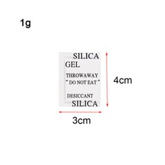 1g ~ 10g Grams Silica Gel Desiccant Packets Moisture Absorber Dehumidifier