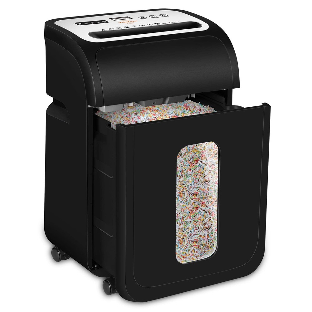 14-Sheet Micro Cut Paper Shredder for Home Office Heavy Duty, 60-Min Runtime,…