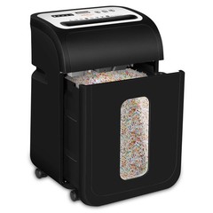 14-Sheet Micro Cut Paper Shredder for Home Office Heavy Duty, 60-Min Runtime,…
