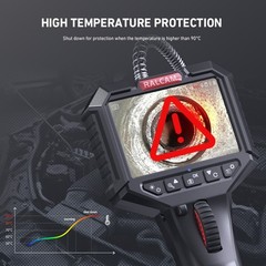 Ralcam Articulating Borescope Endoscope with Light 8.5mm Inspection Camera 10FT
