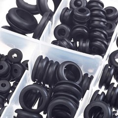 200 PCS Rubber Grommet Kit for Firewall Hole Plugging – Assorted Sizes!