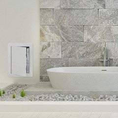 Plumbing Access Panel Drywall Ceiling Plastic Wall Removable Hinged 6×9 Inch