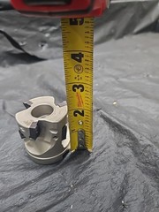 ISCAR 2″ Indexable Face Mill SM D2.00-1.00-1.00-M 1″ Bore 4 Insert Used.