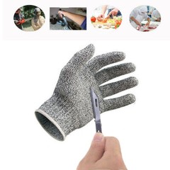 4Pairs Butcher Glove Cut Proof Stab Resistant Safety Gloves Kitchen L5 Protectio