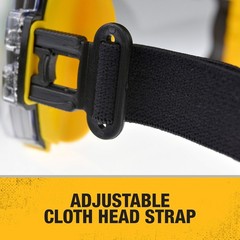 DEWALT DPG82-11 Concealer Clear Anti-Fog Dual Mold Safety Goggle, 1 Pair