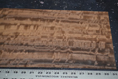 Fumed Eucalyptus Raw Wood Veneer Sheet 11 x 31 inches 35136-12