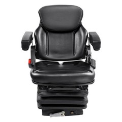VEVOR Universal Forklift Seat Adjustable Tractor Seat with Seatbelt Armrests