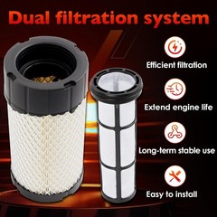 Filter Kit For Bobcat MT52 MT55 MT85 MT100 Mini Track Loaders 6687262 6667352