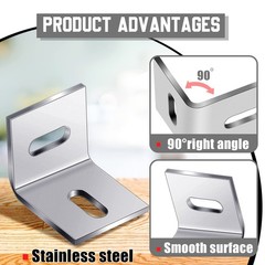 18 Pcs Heavy Duty Wood Table Top Expansion Bracket Steel Z Clips Fastener Con…