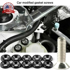 20Pcs/Set Bumper Fender Washers Engine Bay Dress Up Bolts Fasteners M6 JDM Fende