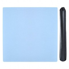 Mahjong Mat with Black Carrying Bag (Light Blue,31.5 inches), Anti Slip and N…
