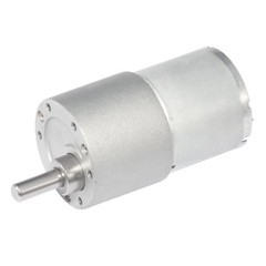 Dia 37mm Gear Motor DC 12V 14 30 40 50 90RPM for Output Shaft 6mm For DIY Hobby