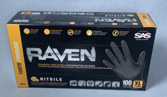NEW Raven 66519 Nitrile Gloves XL 100ct Powder Free Disposable