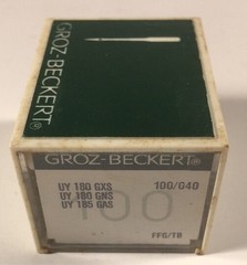 BOX OF 100 GROZ-BECKERT INDUSTRIAL SEWING NEEDLES 180GXS SIZE 100/40