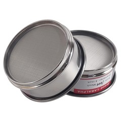 1000 Mesh Lab Sieves 4” Diameter Stainless Steel Wire Cloth