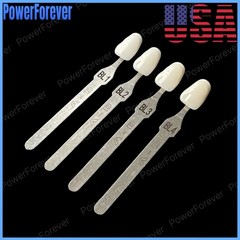 Dental 4 Colors Bleached Shade Guide Bleach Chart Teeth Whitening Based Vita A-D
