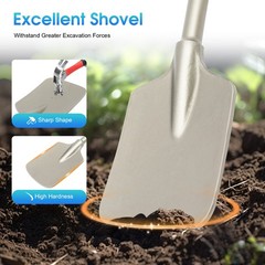 US Jack Hammer Clay Spade Shovel Chisel Bit 1-1/8″ Hex Shank Demolition Hammer