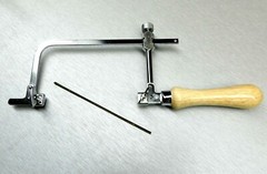 Saw Frame Adjustable Jewelers & Craft 3″ & 12pcs Saw Blades Jewelry Making Hobby